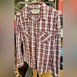 Men Plaid Button Down